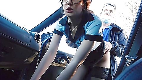 Tannyia Corrupt Cop Takes Bribe And Fucks A Driver